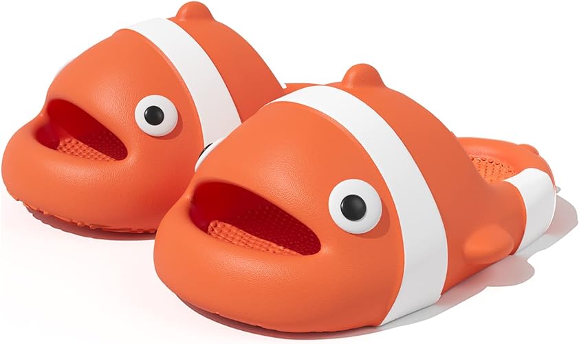 Soft Novelty Funny Animals House Slippers Non-Slip Beach Shoes