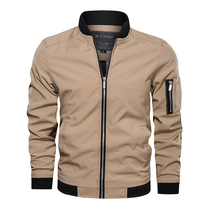 Fashion Men Jacket Bomber Jackets Business Casual Streetwear