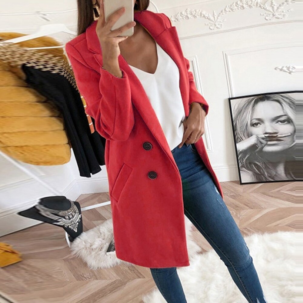 Slim Fit Women's Trench Coat