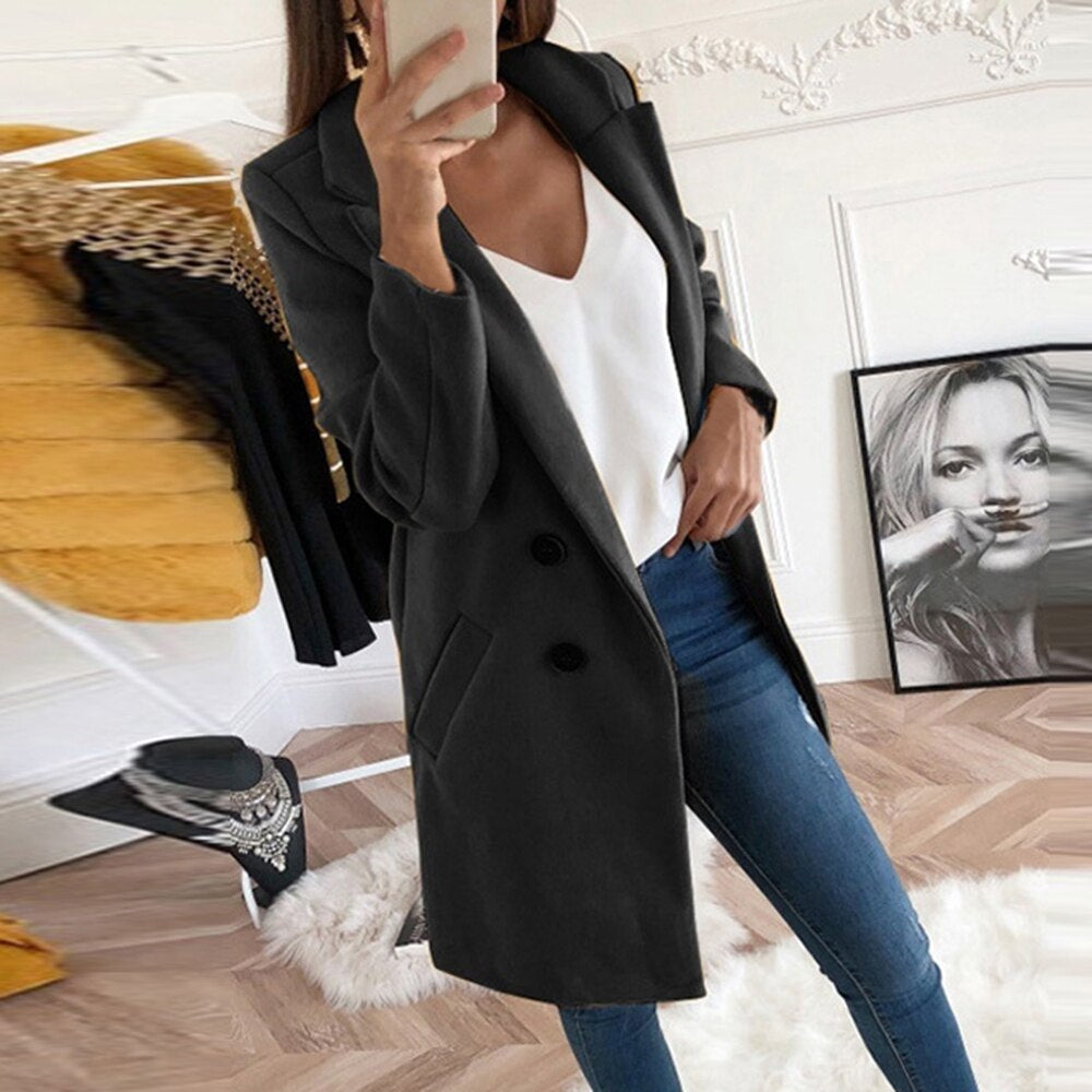 Slim Fit Women's Trench Coat