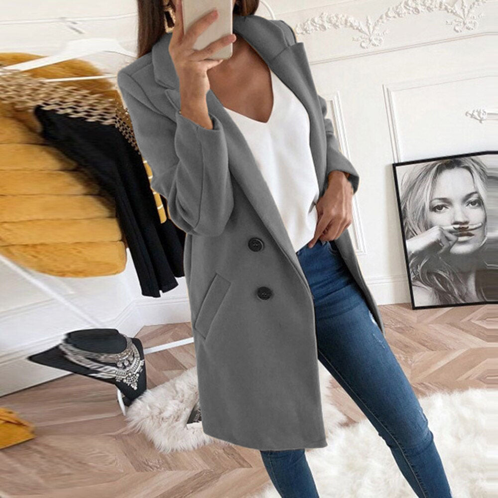 Slim Fit Women's Trench Coat