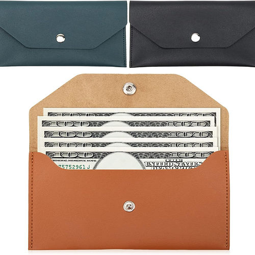 PU Leather Cash Money Pouch Cash Wallet