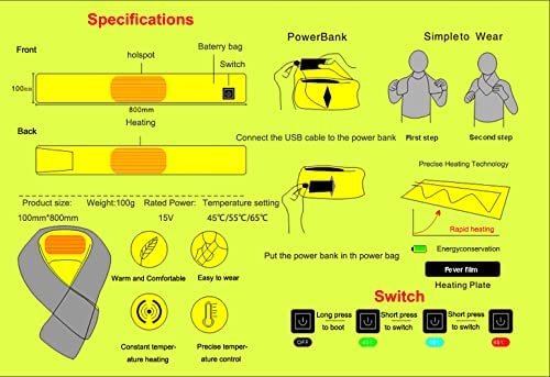 USB Powered Heated Scarf