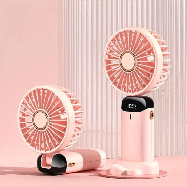 Portable Mini Fan Rechargeable 90° Foldable Fan