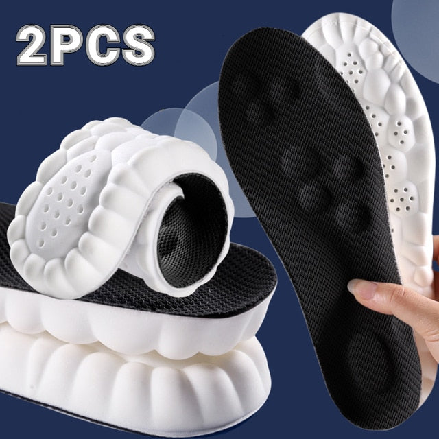 Unisex 4D Massage Insoles Super Soft Sports Shoes Insole