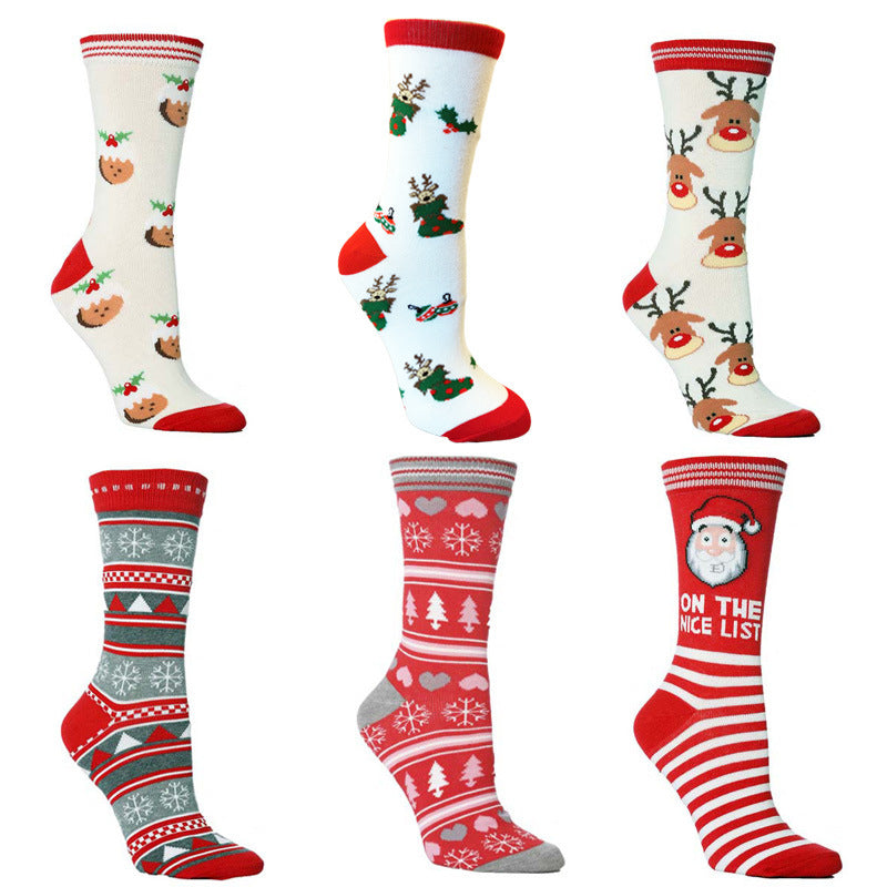 Unisex Cotton Christmas Socks