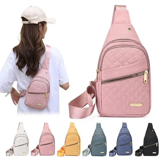 Casual Shoulder Bag With Earphone Hole