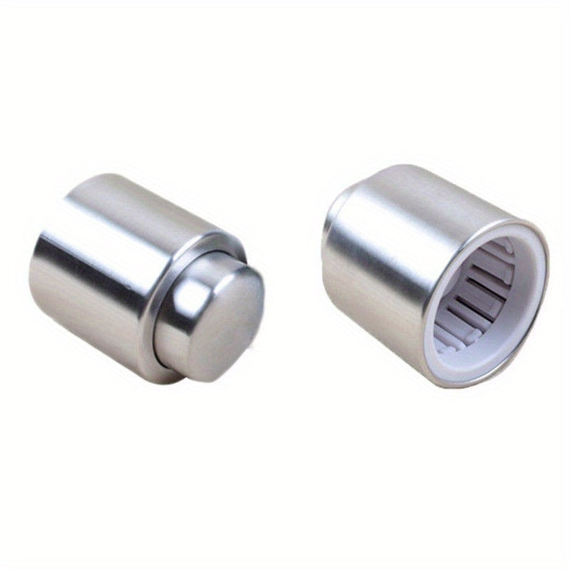 Stainless Steel Vacuum Seal Wine Stopper - Leakproof Bottle Cap