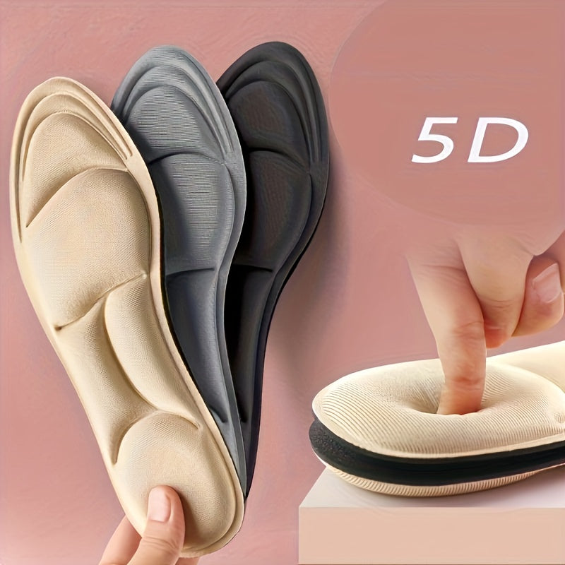 2 Pair Memory Foam 5D Sport Insoles