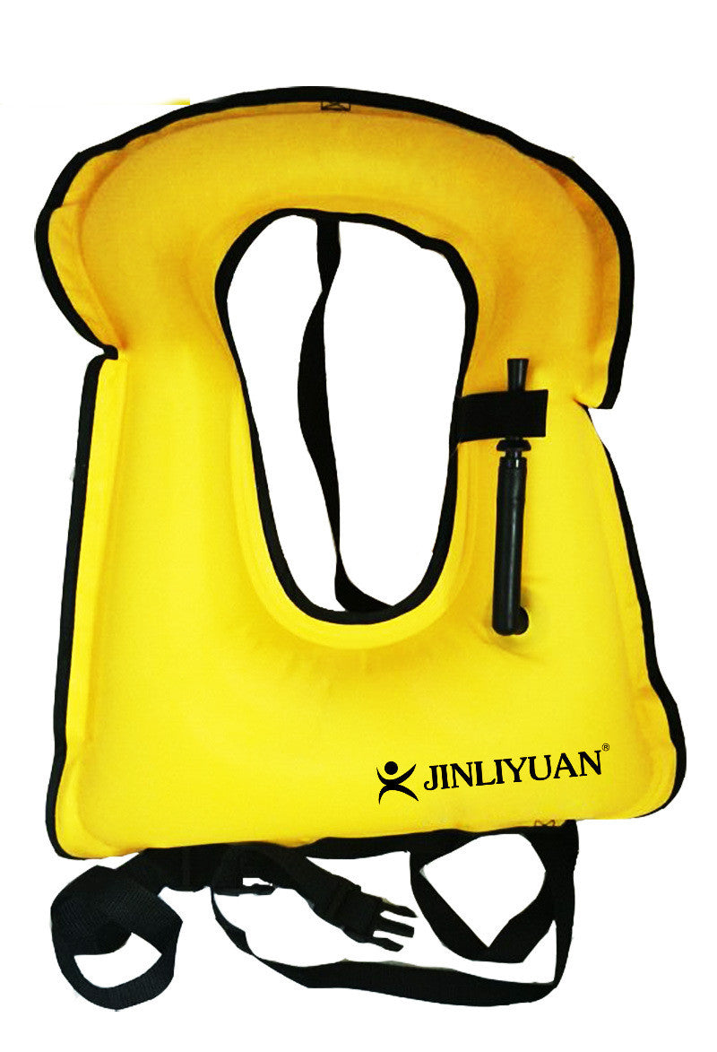 Inflatable Snorkel Jacket With Leg Straps For Men Women Snorkel Vest