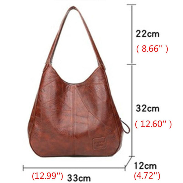 Vintage PU Leather Women Hand Bags