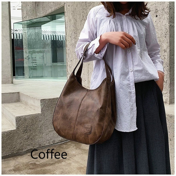 Vintage PU Leather Women Hand Bags