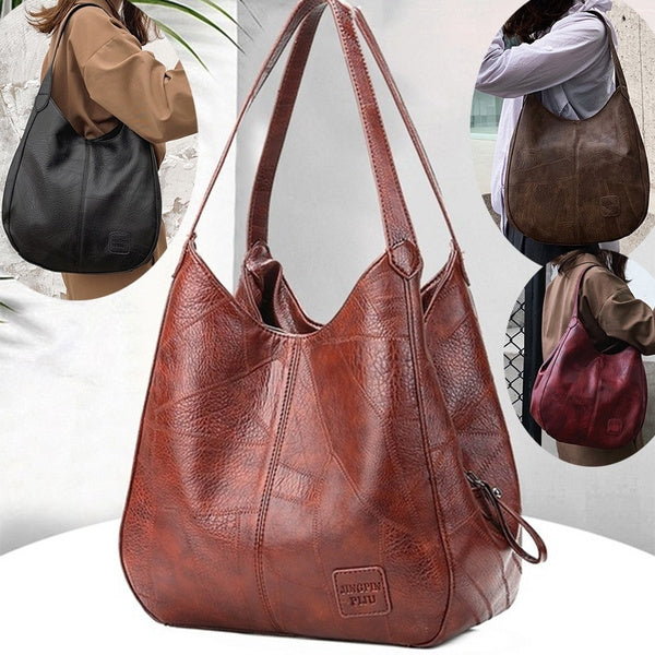 Vintage PU Leather Women Hand Bags