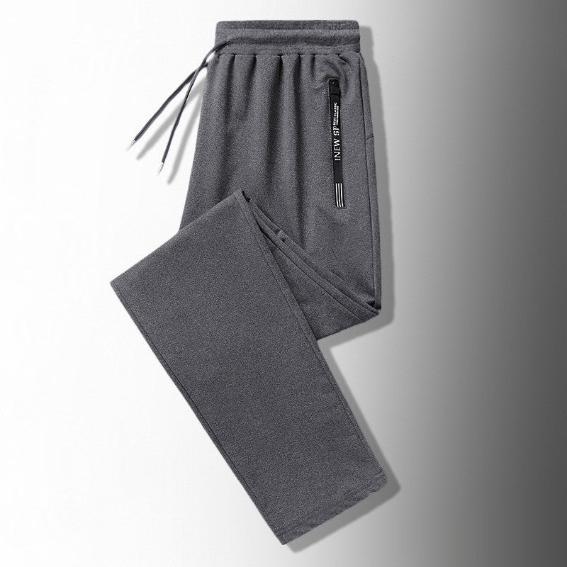 Men's Solid Regular Fit And Cuffed Sweatpants