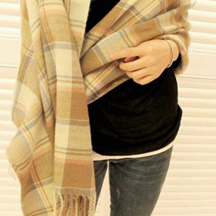 Women's Large Imitation Cashmere Scarf