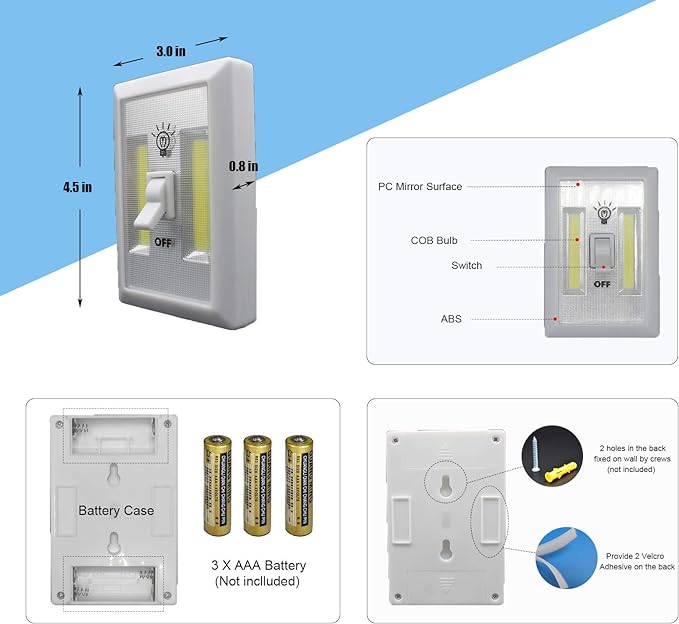 2 Pack LED Night Light