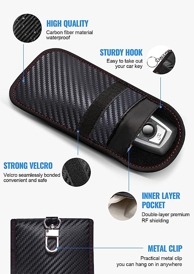 Single Fiber Car Key Bag