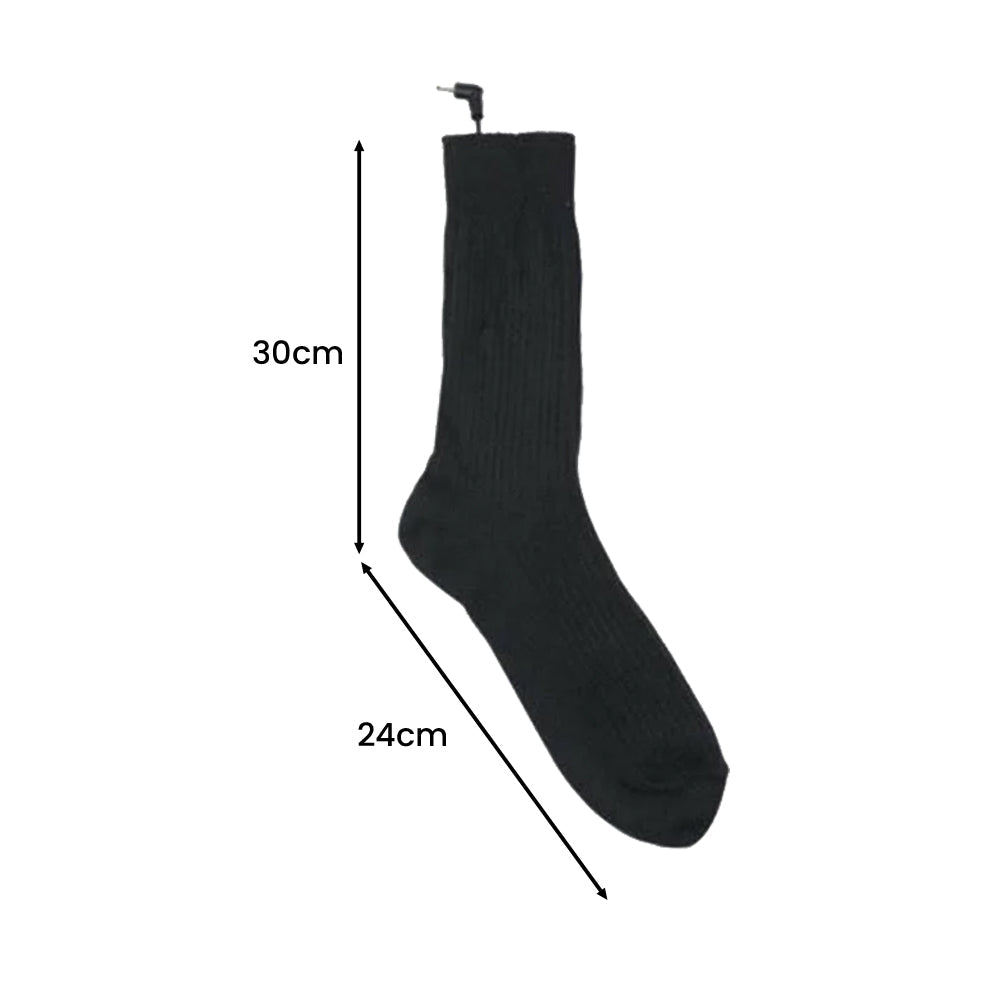 Heated Thick Crew Socks Battery Powered Heating Socks