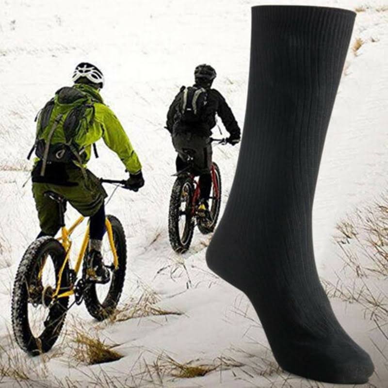 Heated Thick Crew Socks Battery Powered Heating Socks