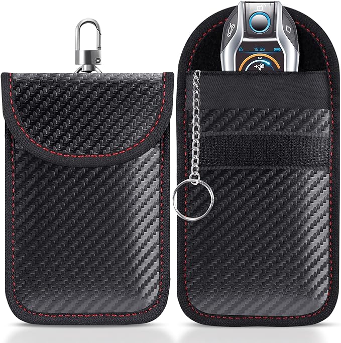 Single Fiber Car Key Bag