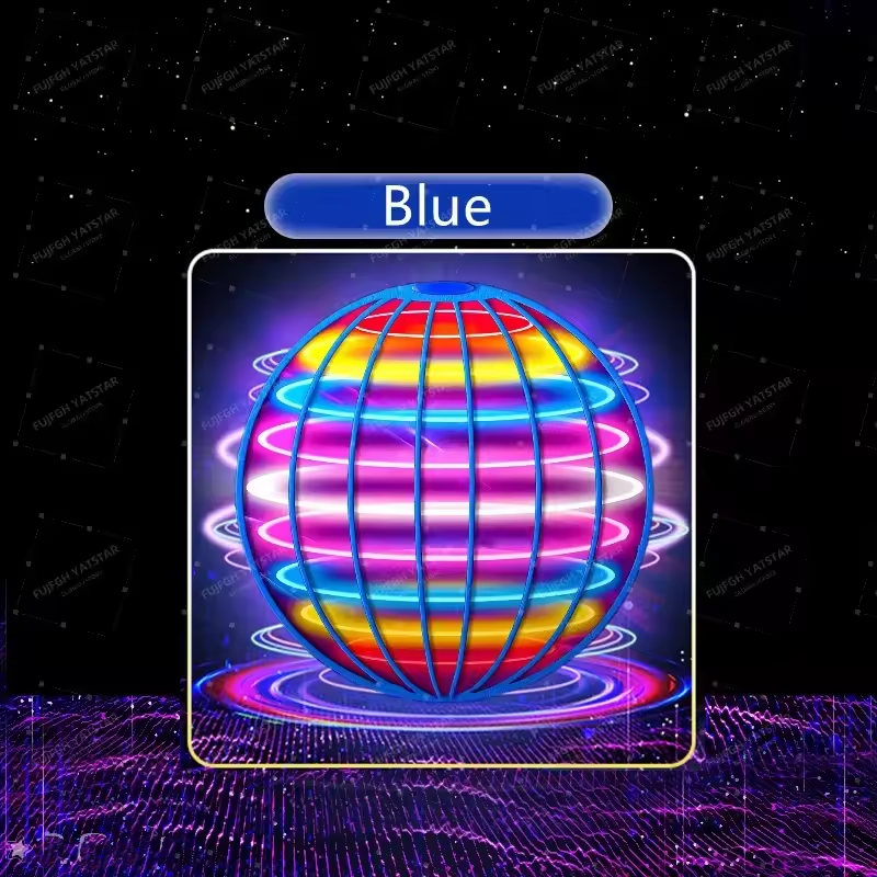 Flying Ball Suspension Color LED Automatic Boomerang Ball Gyroscopic For Children
