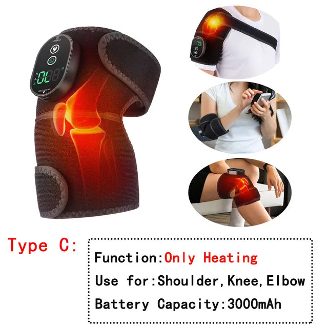 Electric Heating Therapy Knee Vibration Massager