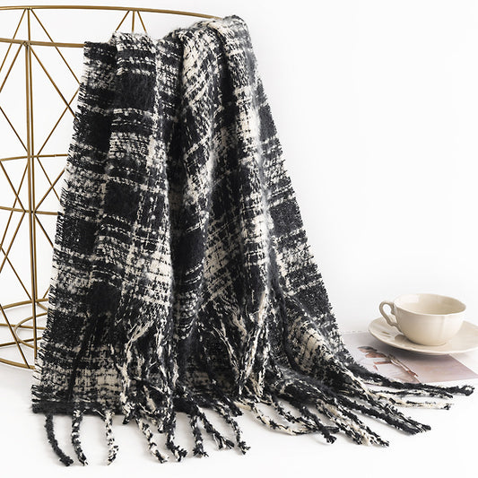 Autumn/Winter Square Plaid Scarf