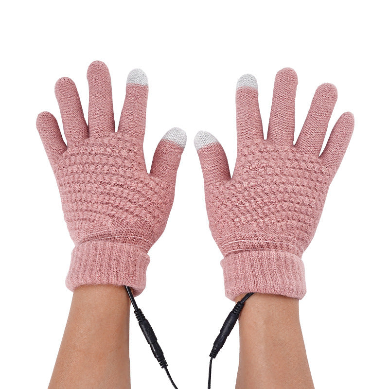 Winter USB Heated Thermal Warm Gloves