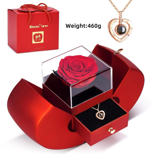 Roman Numeral Heart Necklace