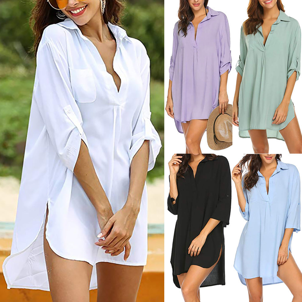 Women's Cover Ups for Swimwear Beach Shirt