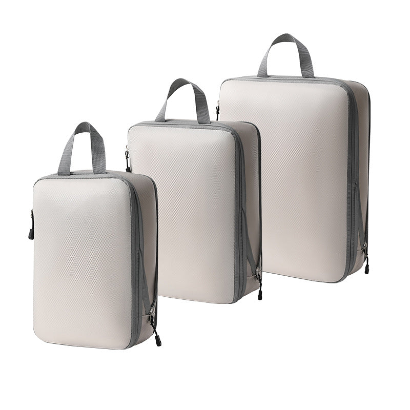 Travel storage bag compression 3-piece set