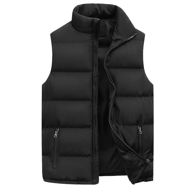 Winter Fashion Down Vest Men's Sleeveless Cotton Vest