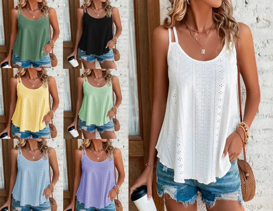 Womens Summer Sleeveless Tank Tops Shirts