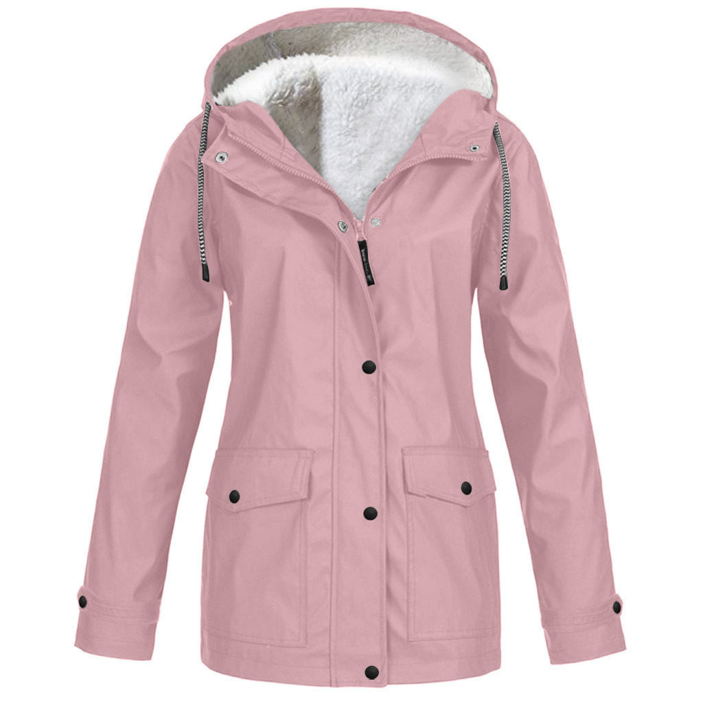 Ladies Warm Windbreaker Coat