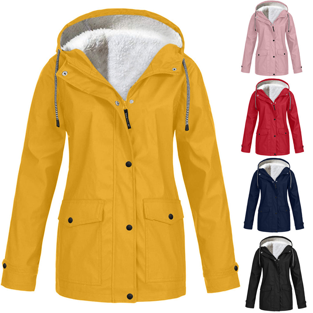 Ladies Warm Windbreaker Coat