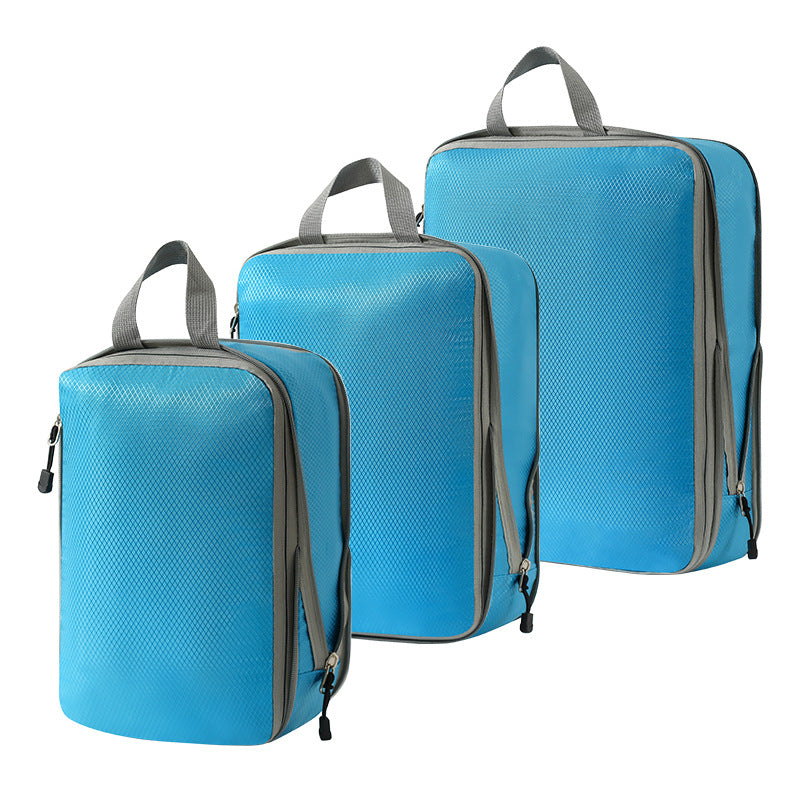 Travel storage bag compression 3-piece set