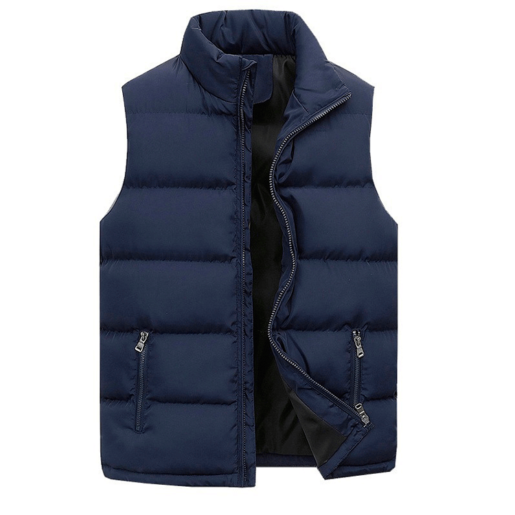 Winter Fashion Down Vest Men's Sleeveless Cotton Vest