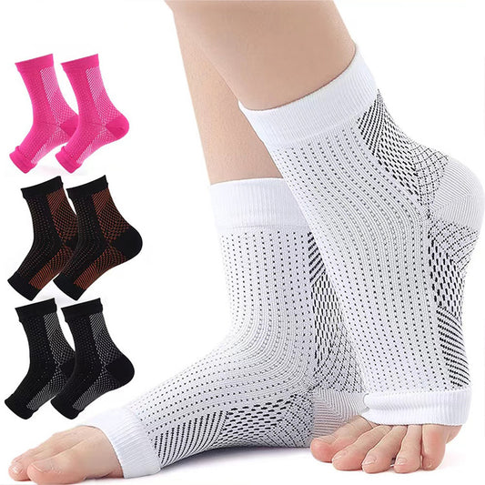 5 Pair Sports Protective Compression Fitness Open-toe Socks