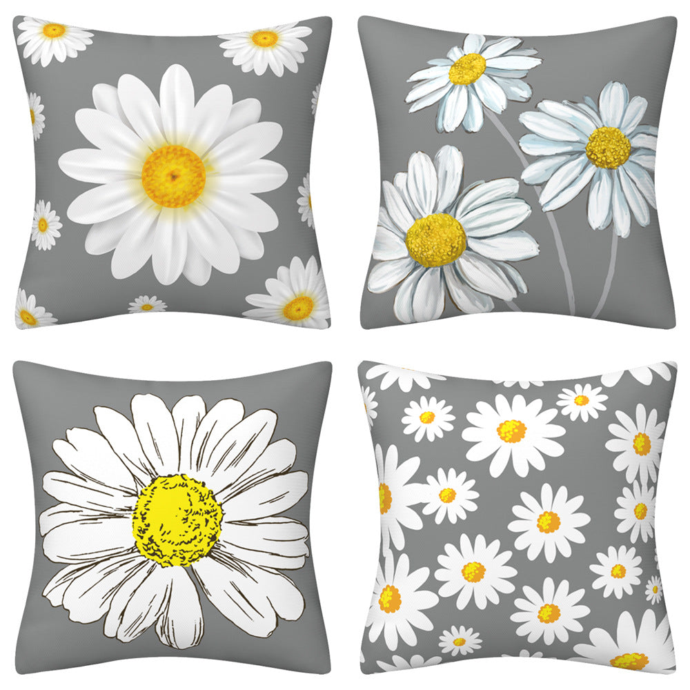 Spring Summer Pillow Covers Set of 4