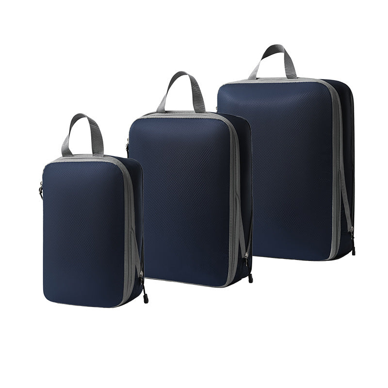 Travel storage bag compression 3-piece set