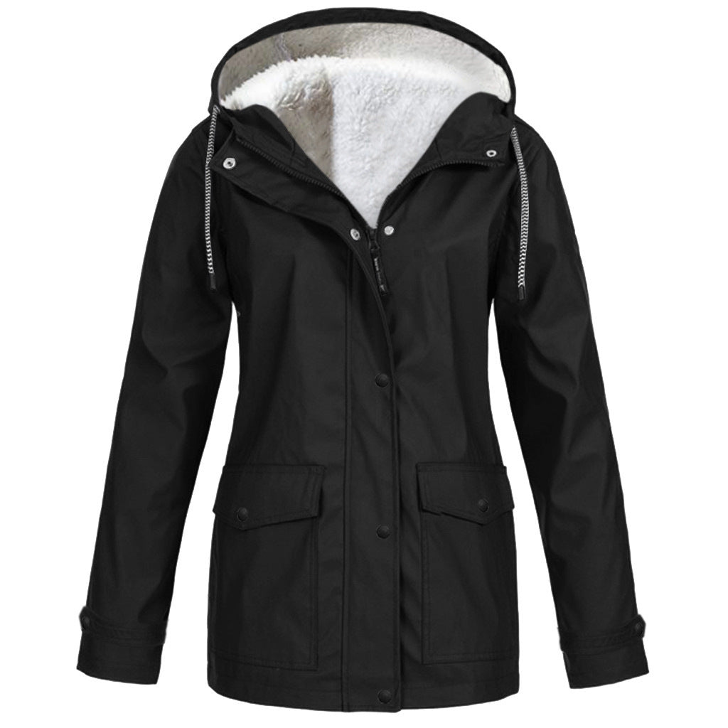 Ladies Warm Windbreaker Coat