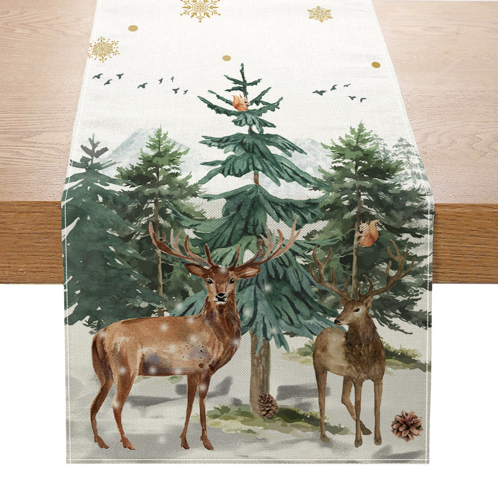 Printed Dining Table Mat Christmas decoration