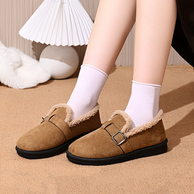 New Winter  Women's Warm Plush Snow Boots