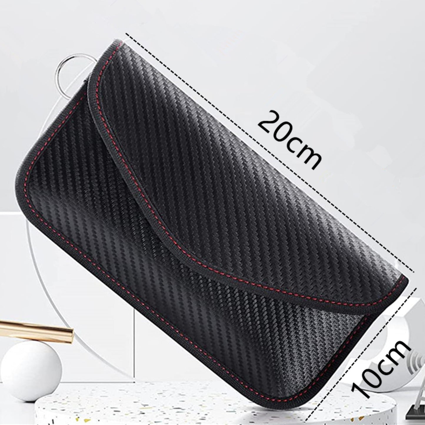 Single Fiber Car Key Bag