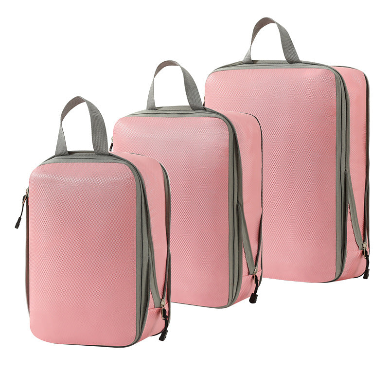 Travel storage bag compression 3-piece set