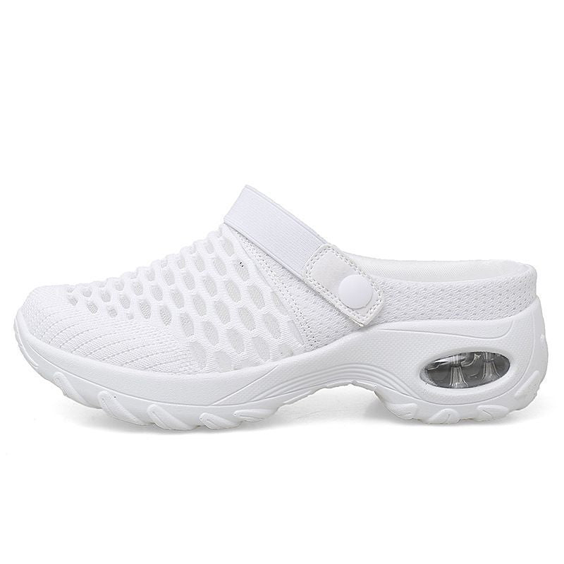 Mesh Slippers Half-cup Sandals