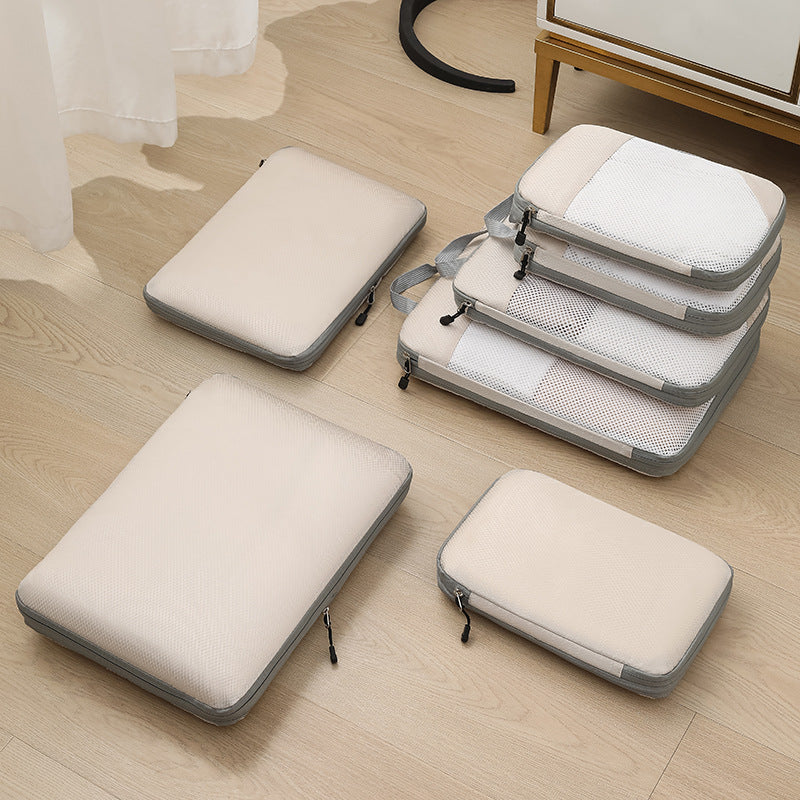 Travel storage bag compression 3-piece set