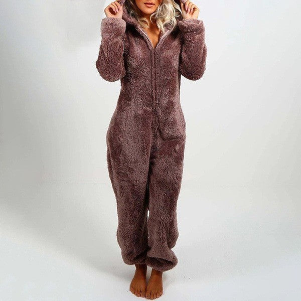 Women's Teddy Bear Fluffy Onesie