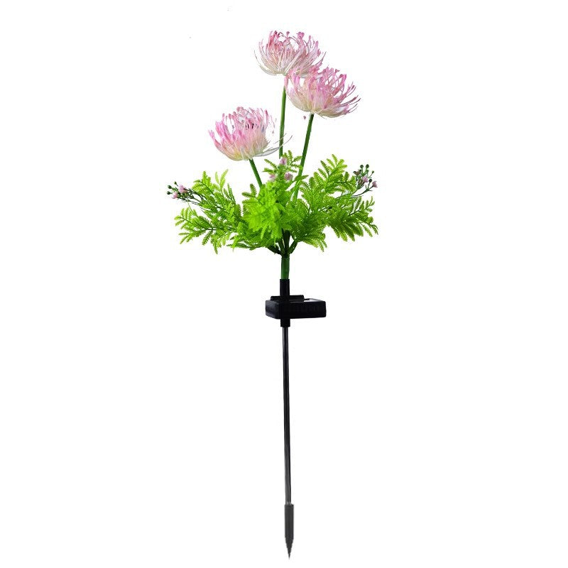 Outdoor Led Solar Powered Flower Lanterns