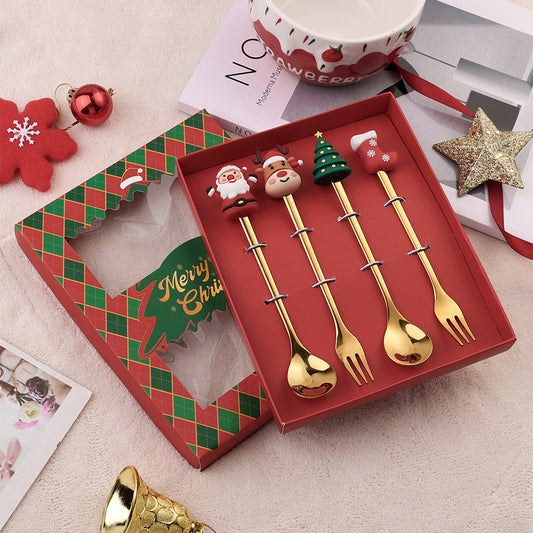 Christmas Spoon and Fork Set